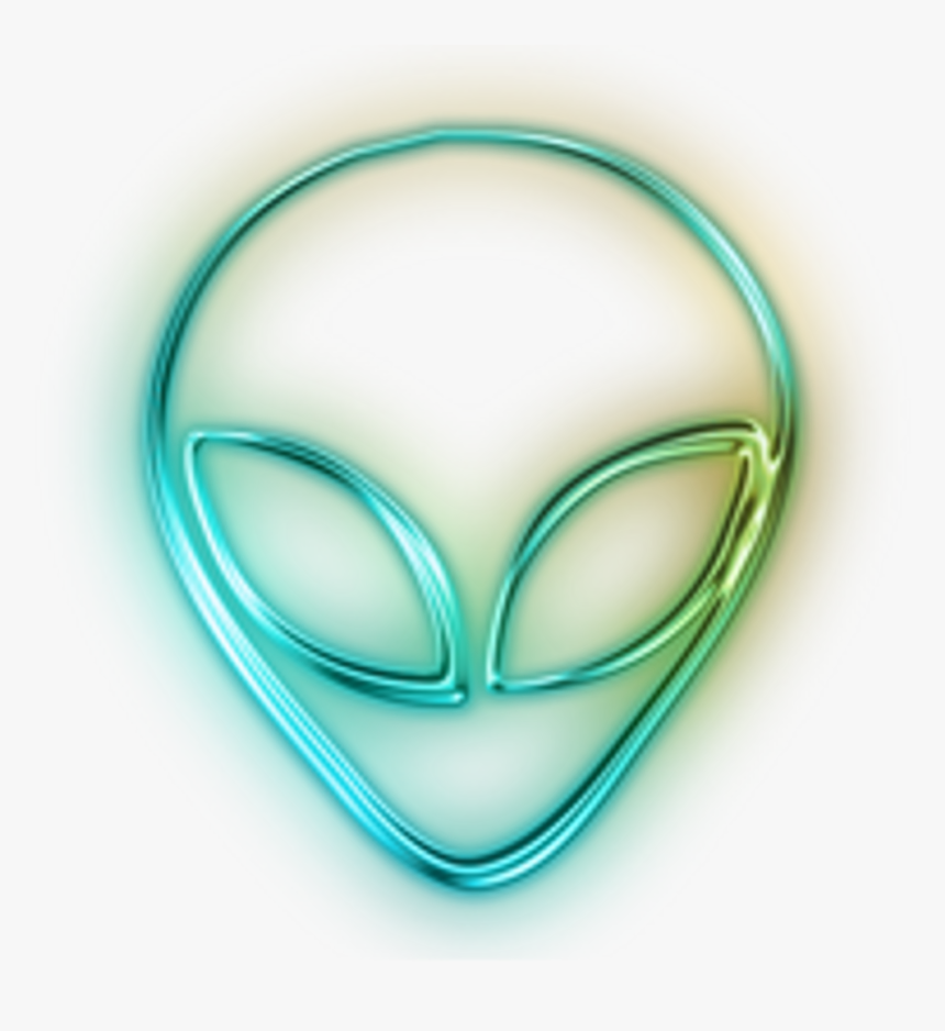 Alien Clipart Neon Green - Alien Neon Png, Transparent Png, Free Download