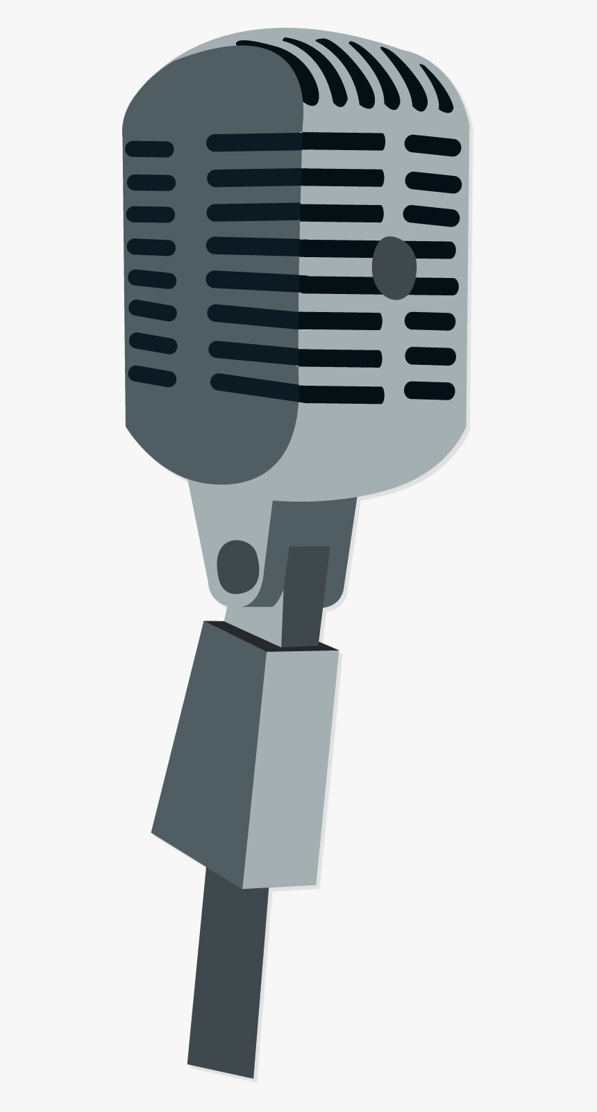 Microphone Cartoon Icon Vintage Microphone Icon Png Transparent Png Kindpng