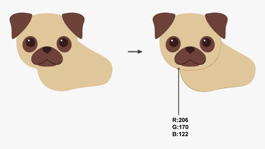 Placing The Body - Pug, HD Png Download, Free Download