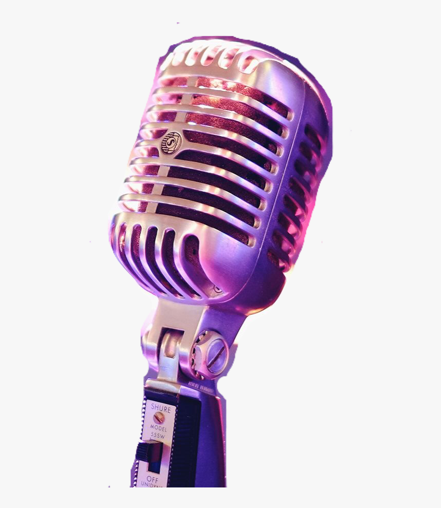 Transparent Vintage Microphone Png - Music Aesthetic Microphone, Png Download, Free Download