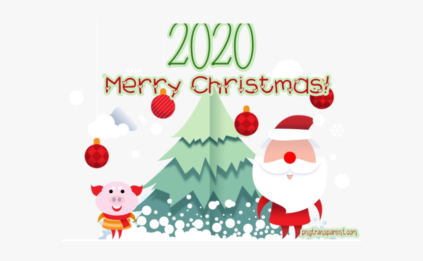 2020 Merry Christmas Png Image Pngbg - Cute Christmas Png Transparent, Png Download, Free Download