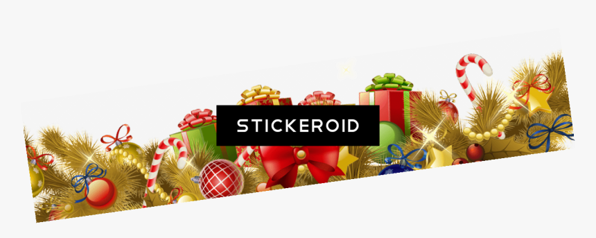 Beautiful Christmas Footer Gifts Balls Gold - Gold Christmas Gifts Png, Transparent Png, Free Download