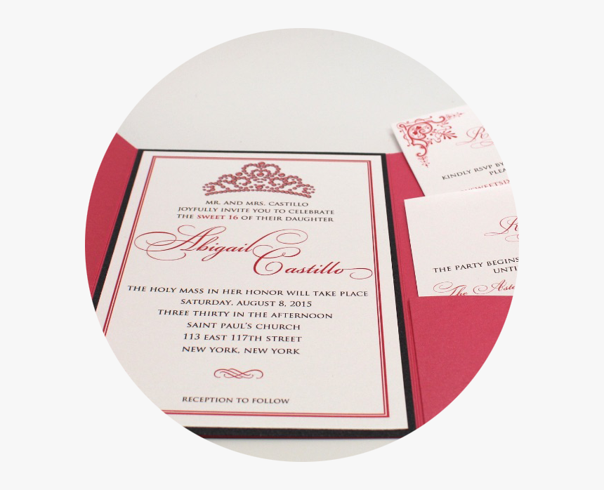 Sweet 16 Invitations - Sweet Sixteen Sweet 16 Formal Invitations, HD Png Download, Free Download