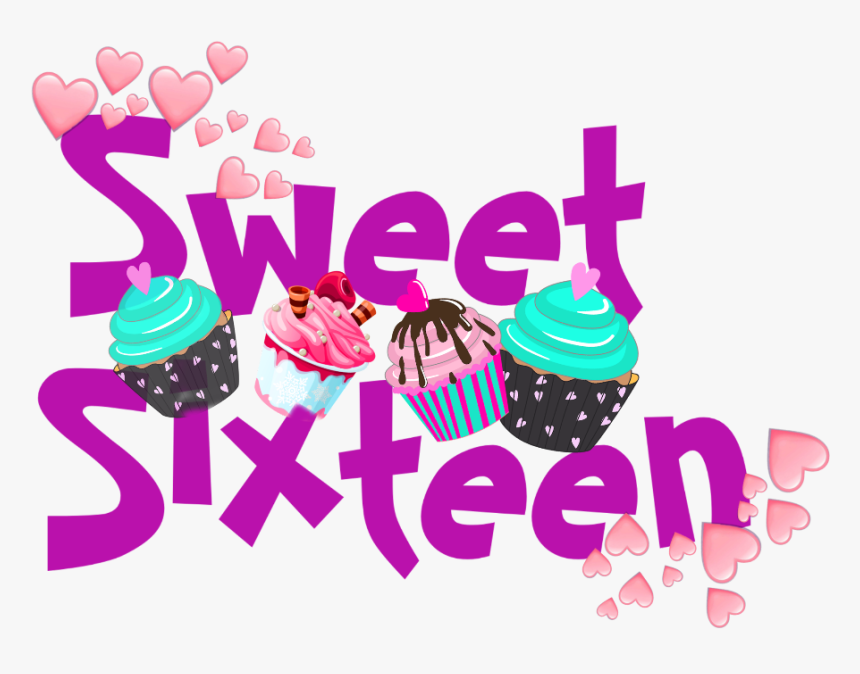 #sticker #birthdaysticker #sweetsixteen
#sweet #16 - Illustration, HD Png Download, Free Download