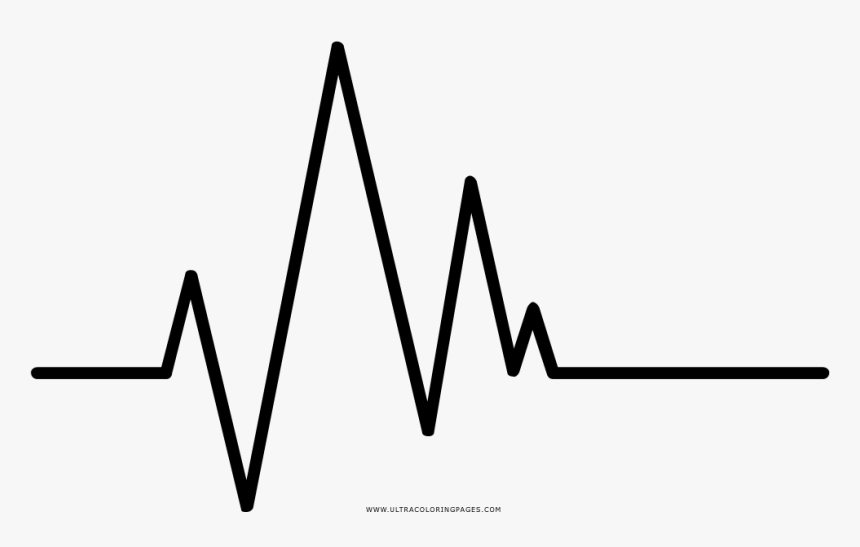 Heart Rate Coloring Page - Ritmo Cardiaco Png, Transparent Png, Free Download