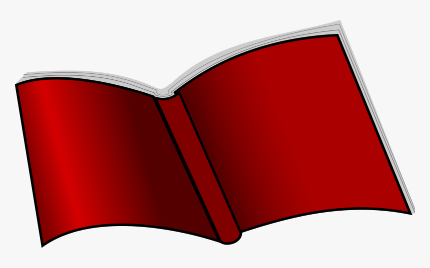 Free Stock Photo Illustration - Red Open Book Clipart, HD Png Download, Free Download