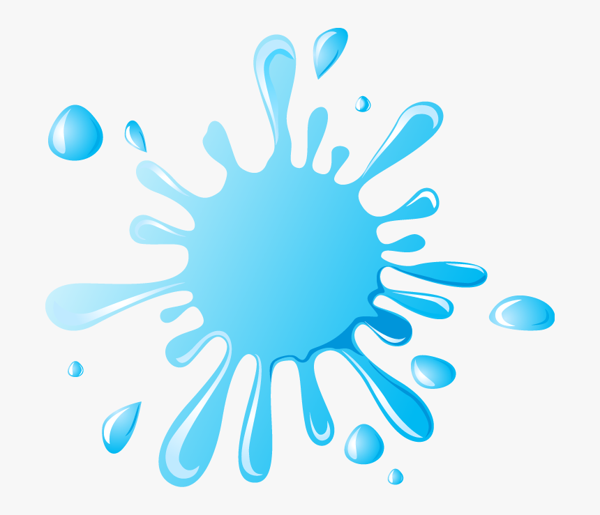 Transparent Water Droplet Clipart - Leaflet Design Water Background, HD Png Download, Free Download