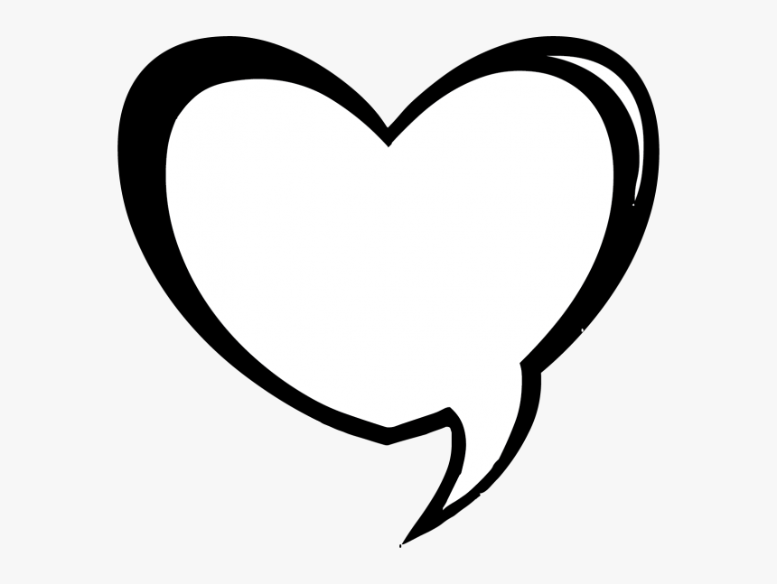 Heart Speech Bubble Clipart, HD Png Download, Free Download