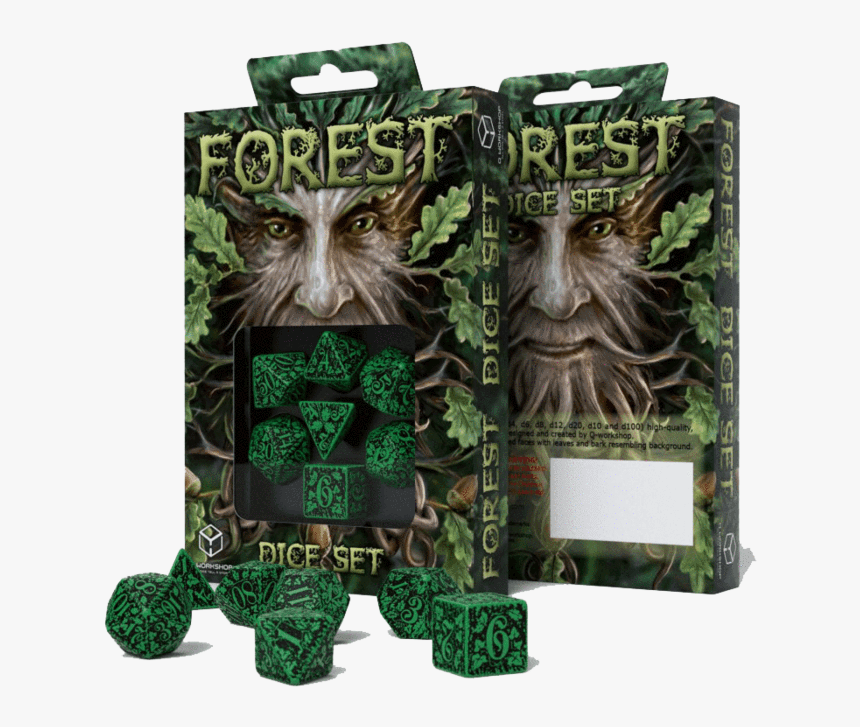 Dice 7 Set Forest Black / Green"

 
 Data Rimg="lazy"
 - Q Workshop Celtic Set, HD Png Download, Free Download