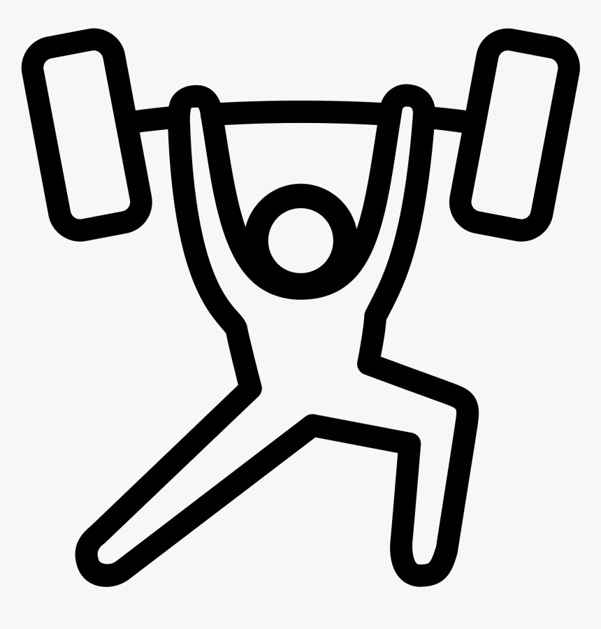There Is A Human Figure Standing With Its Arms Extended - Icon Weightlift, HD Png Download, Free Download