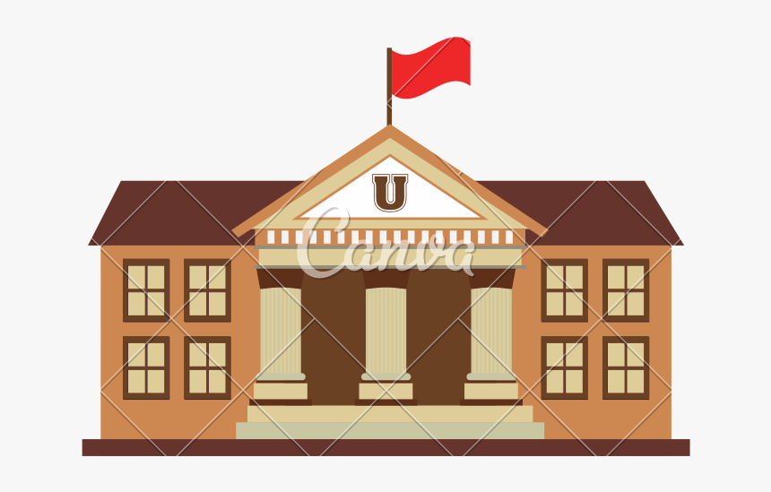 Transparent Building School - University Vector, HD Png Download, Free Download