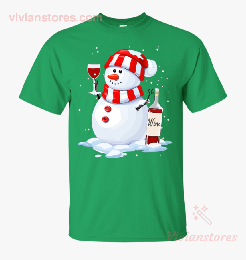 Snowman Drink Wine Png, Transparent Png, Free Download