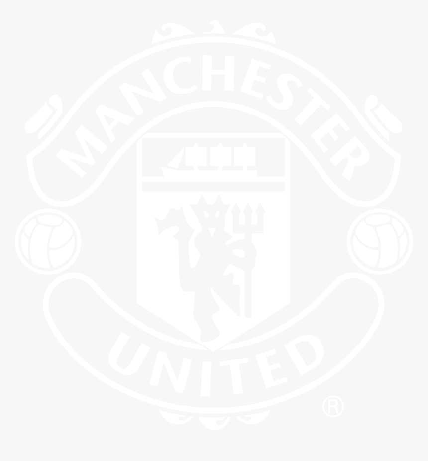 Manchester United - Manchester United Logo Black And White Png, Transparent Png, Free Download