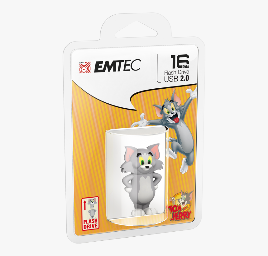 Tom & Jerry Cardboard 16gb - Emtec 128gb Usb 2.0, HD Png Download, Free Download