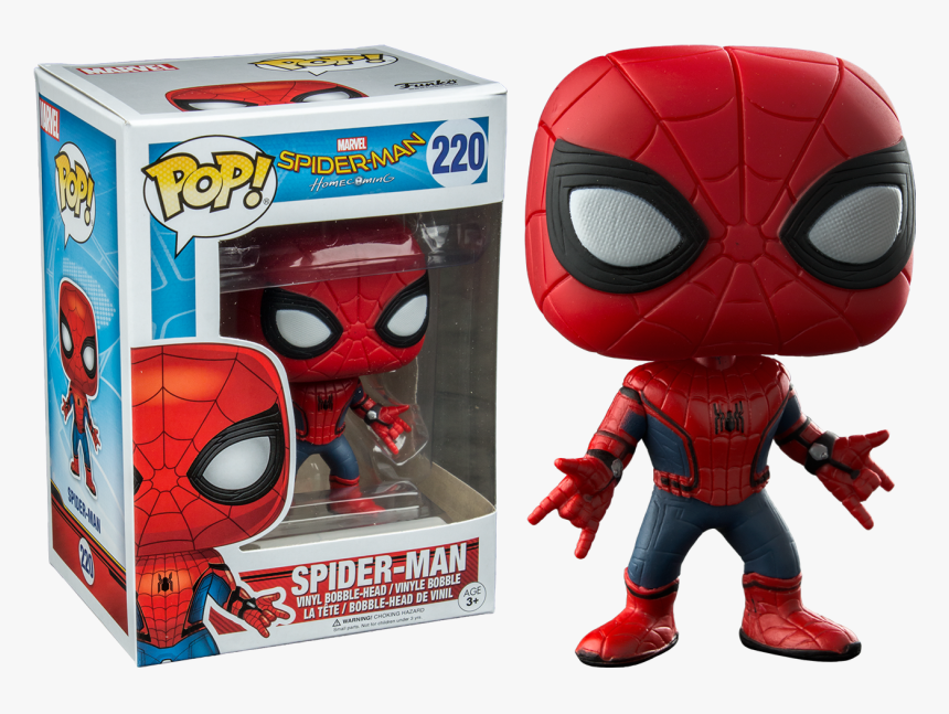 Homecoming Spider-man Pop Vinyl Figure - Spider Man Homecoming Funko, HD Png Download, Free Download