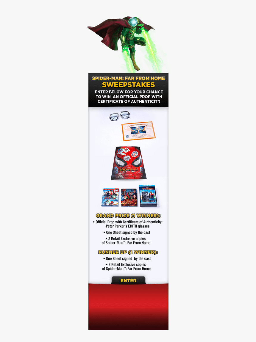 Far From Home™ - Spider Man Far From Home Blu Ray Exclusive Walmart, HD Png Download, Free Download