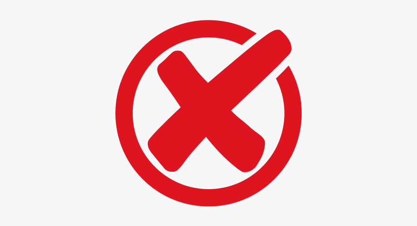Red X Mark Icon - Good Mark, HD Png Download, Free Download