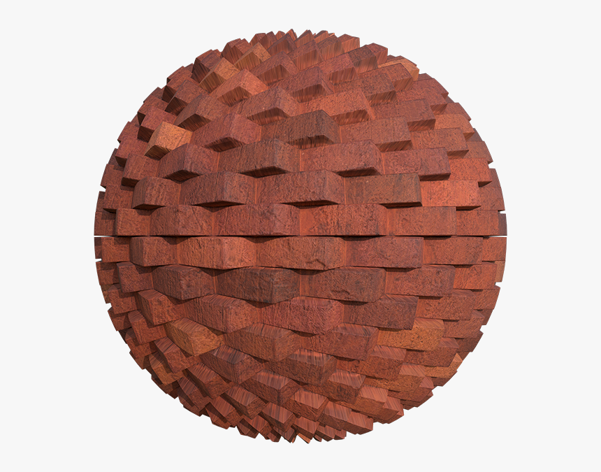 Angled Red Brick Wall Texture, Seamless And Tileable - Circle, HD Png Download, Free Download