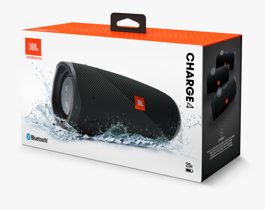 Product Box - Jbl Bluetooth Speakers Charge 4, HD Png Download, Free Download