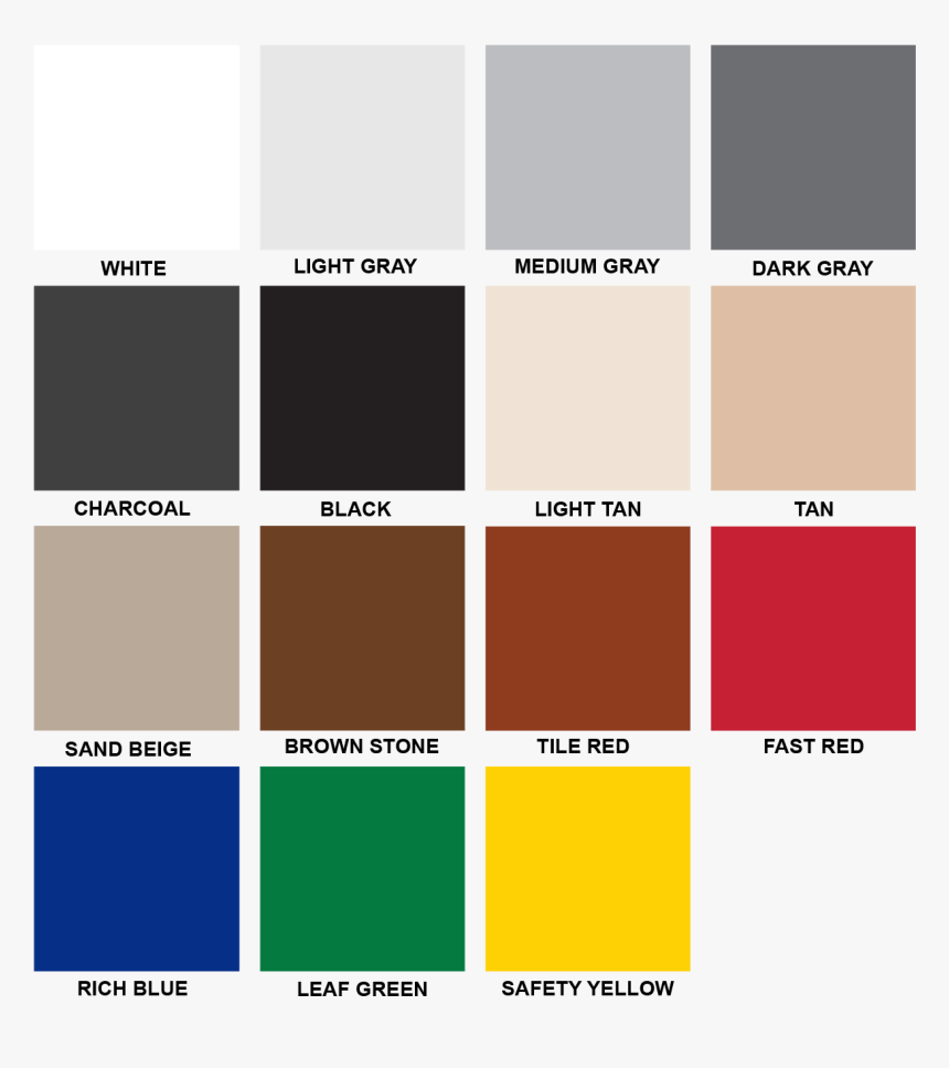Windy City Coating Solid Color Epoxy Chart - Stylecraft Weekender Super Chunky, HD Png Download, Free Download