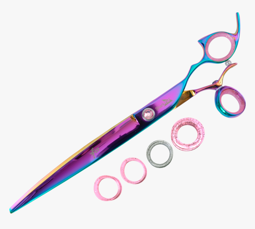 Rainbow Scissors Png, Transparent Png, Free Download