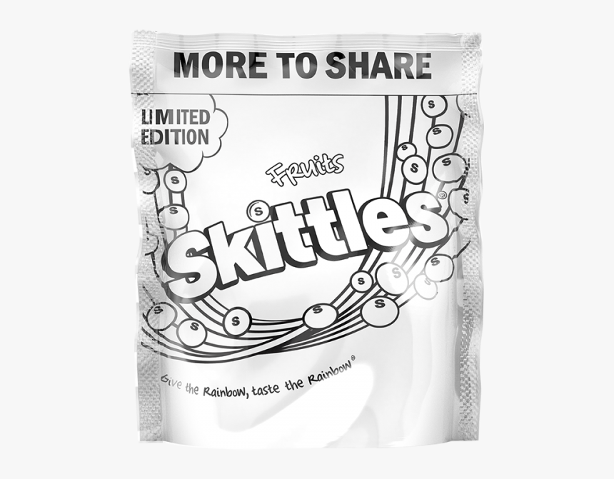 White Skittles Packaging - White Skittles Pride Month, HD Png Download, Free Download