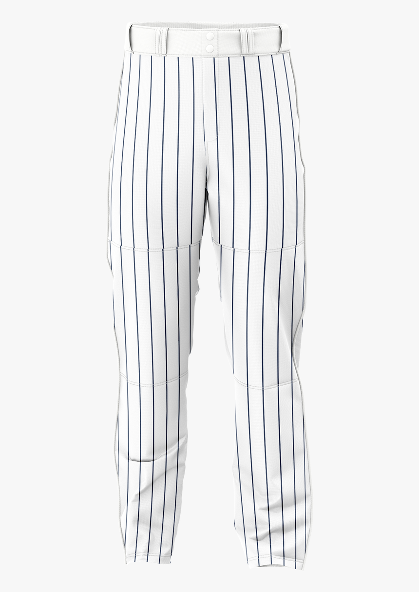 Baseball Pants - White Pinstripe - Line Art, HD Png Download, Free Download