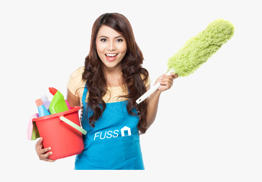 Maid Clipart House Helper - Fuss Cleaning Singapore, HD Png Download, Free Download