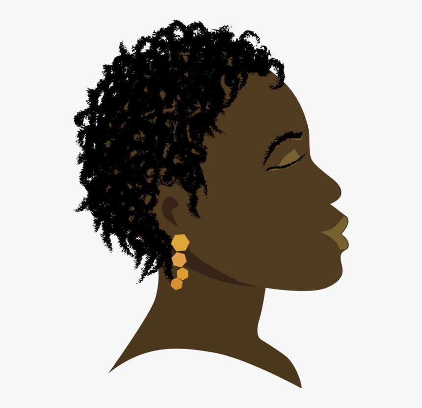 Forehead,head,silhouette - Free African Woman Clipart, HD Png Download, Free Download