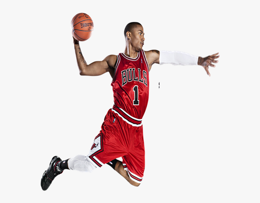 derrick rose dunking png