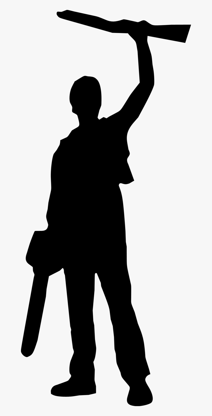 Evil Dead Ash Silhouette, HD Png Download, Free Download
