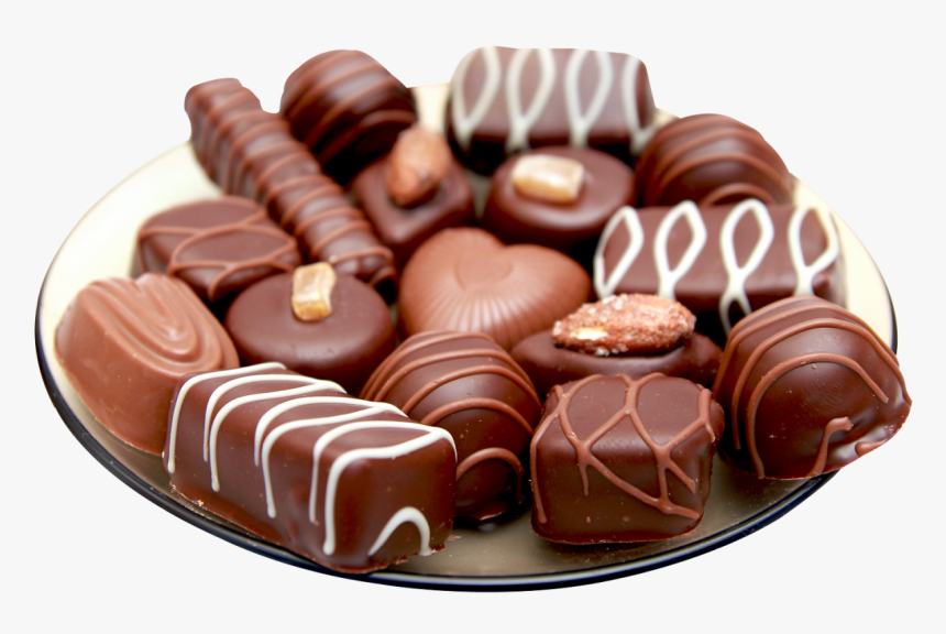 Chocolates In A Plate Png Image - Imagenes De Chocolates Png, Transparent Png, Free Download