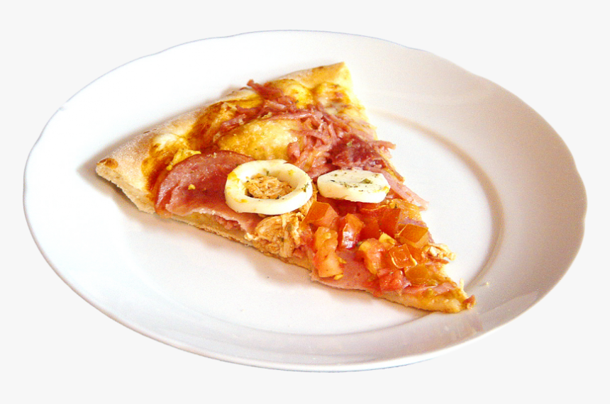 Pizza Piece Png Image - Plate With Pizza Png, Transparent Png, Free Download