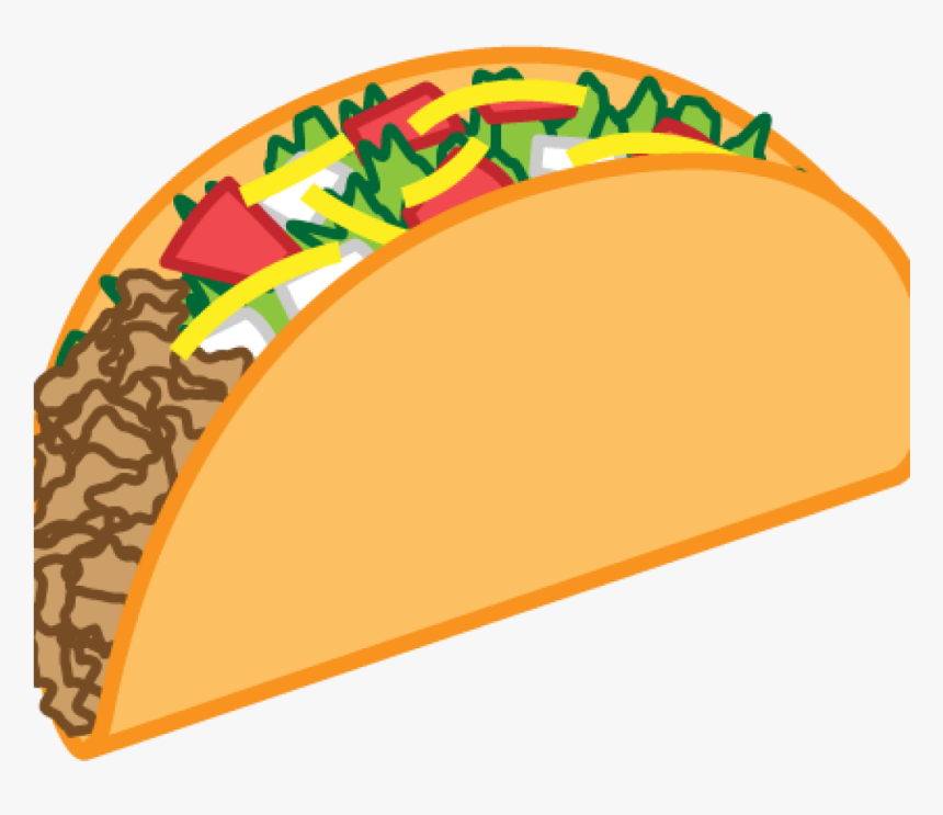 Taco Clip Illustration - Cartoon Taco Clipart, HD Png Download, Free Download