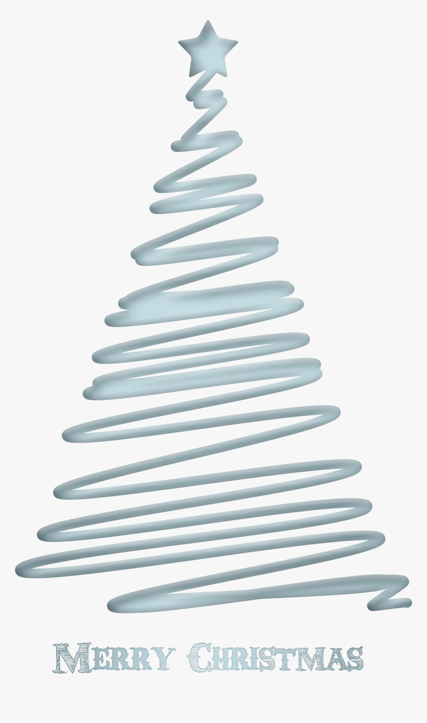 Merry Christmas Decorative Tree Transparent Image, HD Png Download, Free Download