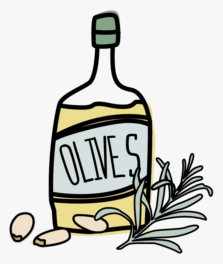 Lavender Clipart Rosemary Plant - Clipart Olive Oil Png, Transparent Png, Free Download