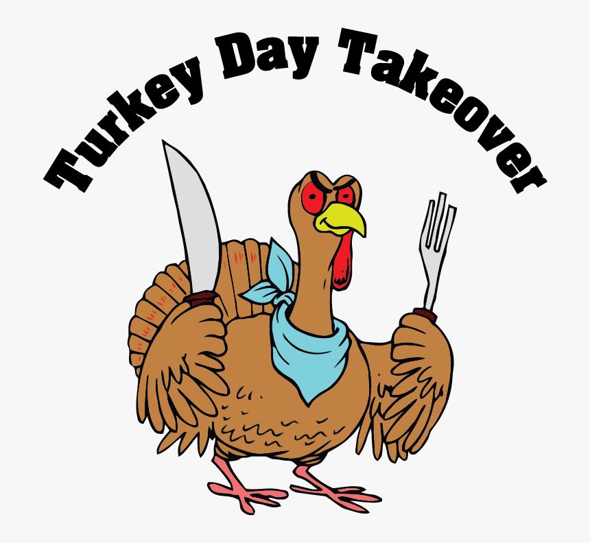 Turkey Fork Clipart Graphic Freeuse Library 28 Collection - Turkey With Knife And Fork, HD Png Download, Free Download