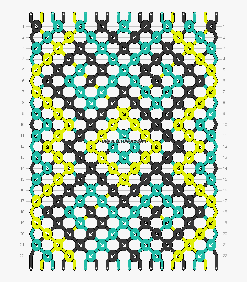 Friendship Bracelets Diamond Pattern , Png Download - S Friendship Bracelet Pattern, Transparent Png, Free Download