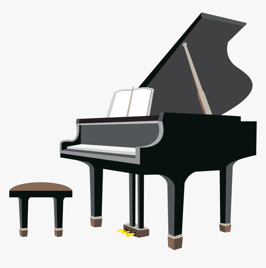 Keyboard Clipart Susunan - Boy Plays Piano Clipart, HD Png Download, Free Download