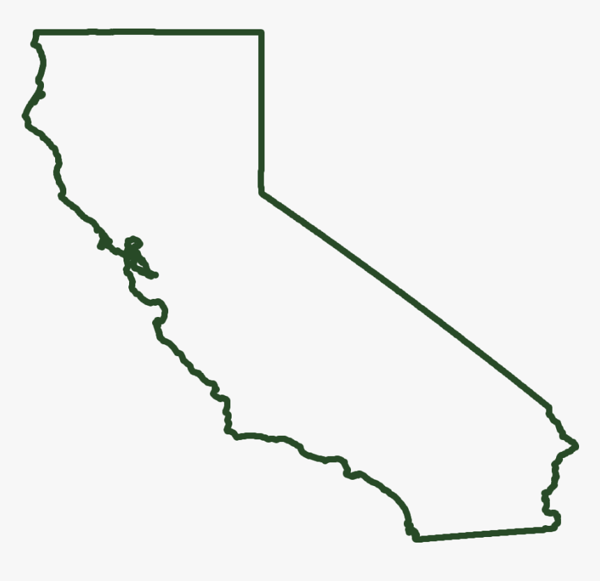 California Map Outline - Plot, HD Png Download, Free Download