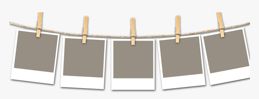Transparent Polaroid Picture Clipart - Polaroid Frame Hanging Png, Png Download, Free Download