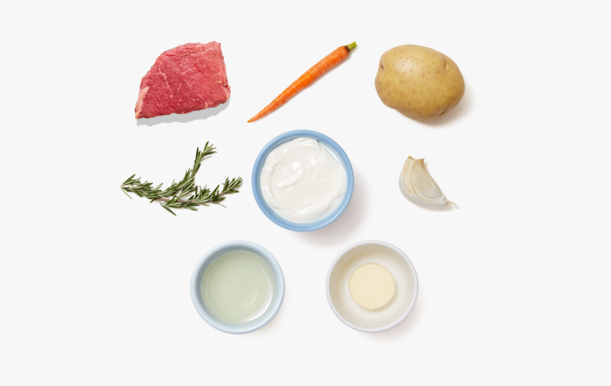 Steaks & Brown Butter Sauce With Mashed Potatoes & - Fromage Blanc, HD Png Download, Free Download