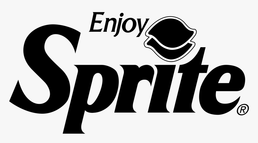 Sprite Logo Png Transparent - Sprite Logo Black And White, Png Download, Free Download