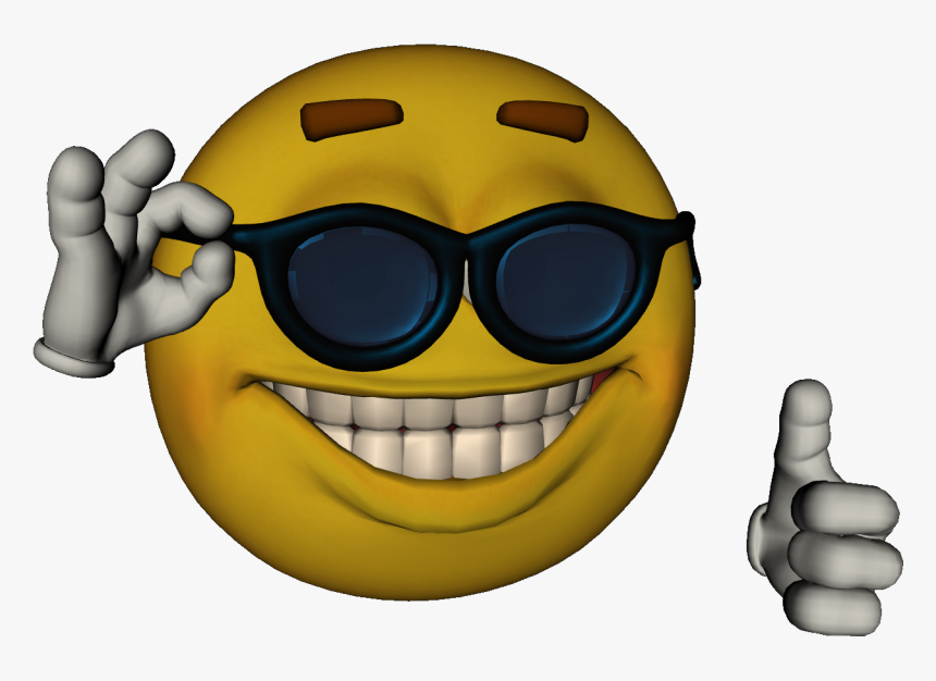 Picardia Png - Sunglasses Thumbs Up Meme, Transparent Png - kindpng.