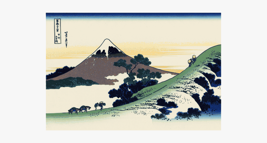 Vector Image Of Fuji Mountain - Thirty Six 36 Views Of Mount Fuji, HD Png Download, Free Download