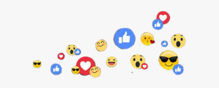 #emojis #emotions #emoji #caritas #reacciones #facebook - Smiley, HD Png Download, Free Download