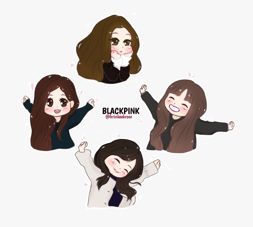 Blackpink Chibi Drawing, HD Png Download, Free Download