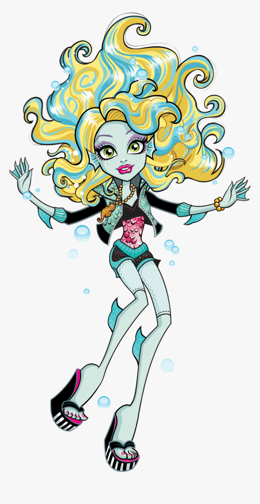 Monster High Aqua Girl, HD Png Download, Free Download