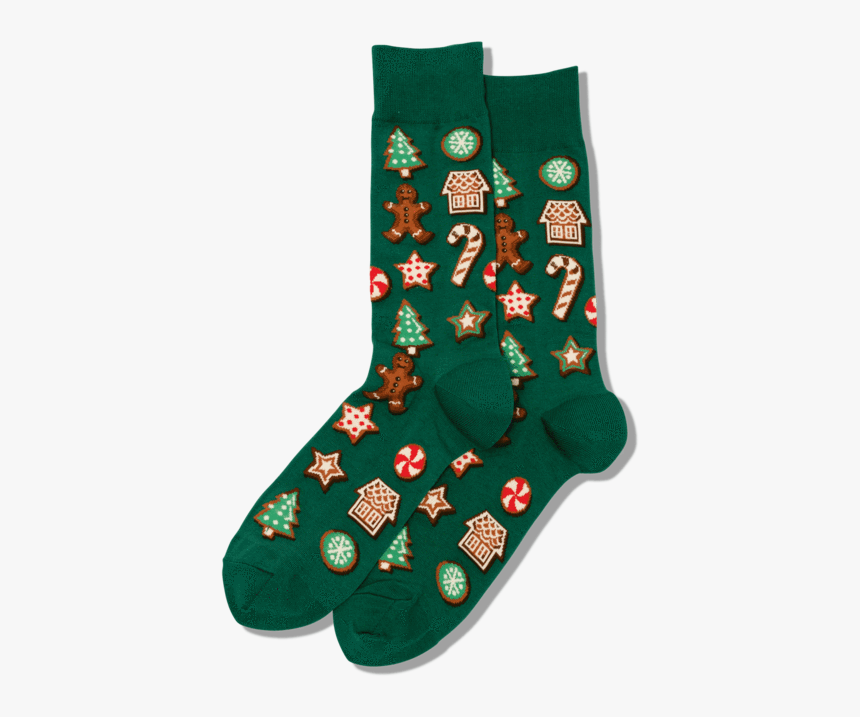 Men"s Christmas Cookies Crew Socks"
 Class="slick Lazy - Christmas Stocking, HD Png Download, Free Download