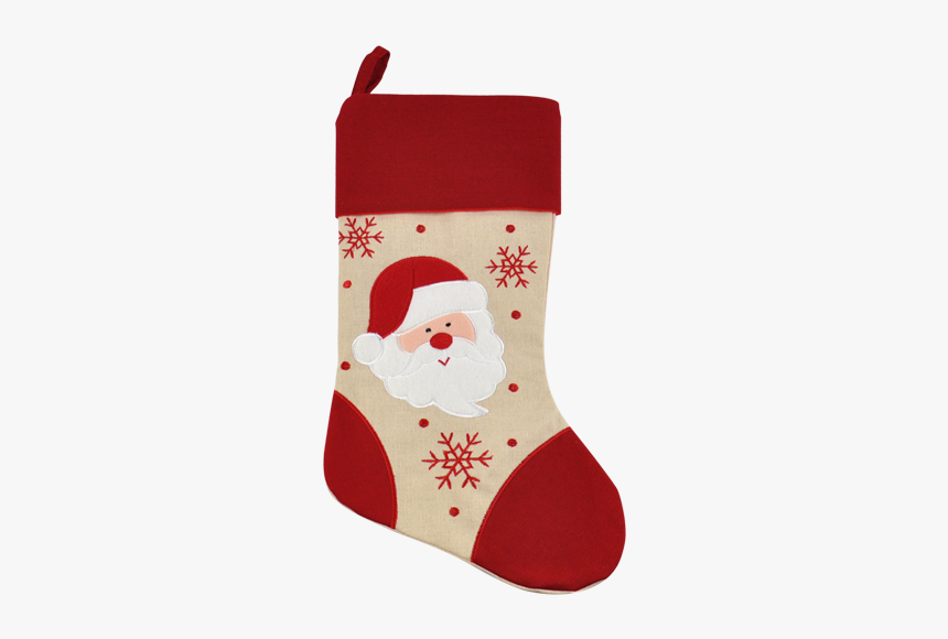 Meia De Natal Com Floco De Neve, HD Png Download, Free Download